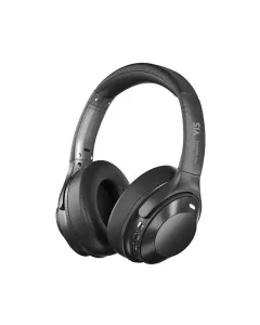 SIA Wireless Headphones For Music/Gaming With ANC - Black