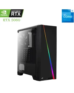 GAMING PC – Aerocool Intel Core i5 13th Gen | RTX 5060 8GB | 1TB SSD | 16GB RAM Black