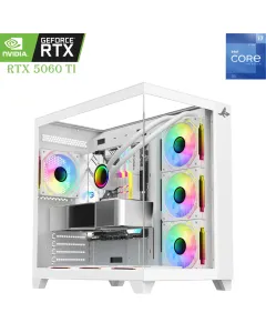 Gaming Pc Sharx – Intel Core I7 12th Gen | Rtx 5060 Ti 16gb | 1tb Ssd | 16gb Ram
