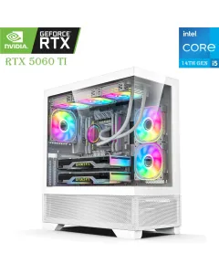 Gaming Pc Intel Core I5 14th Gen Rtx 5060 Ti 16gb, 1tb Ssd, 16gb Ram