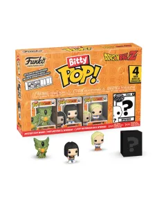 Funko Pop Bitty 4 Pack: Dbz- Cell (First Form) / Andriod 17 / Andriod 18 / Mystery