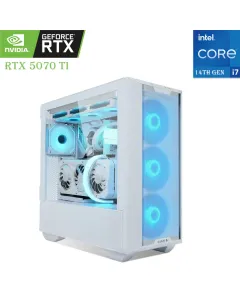 Gaming Pc Intel Core I7-14th Gen Rtx 5070 Ti 16gb, 1tb Ssd, 16gb Ram