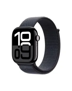 Apple Watch Series 10 GPS 42mm Jet Black Aluminium Case with Ink Sport Loop