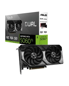 Asus Dual Geforce Rtx 5060 Ti 16gb Oc Graphic Card - Black