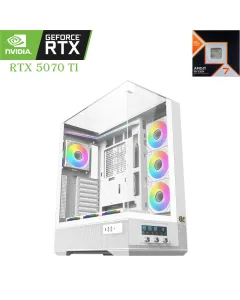 Gaming Pc Amd Ryzen 7 9800x3d Rtx 5070 Ti 16gb, 2tb Ssd, 32gb Ram
