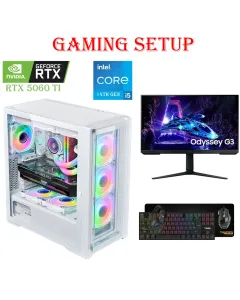 Gaming Pc Bundle Intel Core I5 - 14th Gen Rtx 5060 Ti 16gb With 27" Gaming Monitor & Gaming Kit