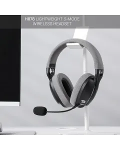 Redragon H878 3-mode Wireless Gaming Headset - Black & Gray