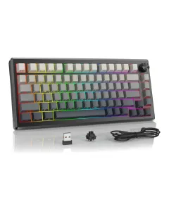Redragon K732SP-RGB-PRO 3 Modes Connection Aluminum Alloy Body Mechanical Keyboard