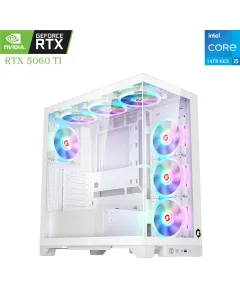 Gaming PC Gameon – Intel Core i5 14th Gen | RTX 5060 Ti 16GB | 1TB SSD | 16GB RAM – White