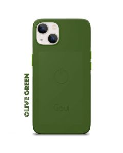 Goui Magnetic Cover For iPhone 13 - Olive Green