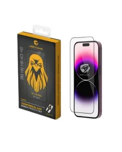 Liberty Guard 2.5d Full Cover Clear Black Edge Sapphire Coating Glass With Applicator - Iphone 16 Promax 6.9"