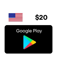 GOOGLE PLAY CARDS $20 USA ACCOUNT (instant SMS delivery)