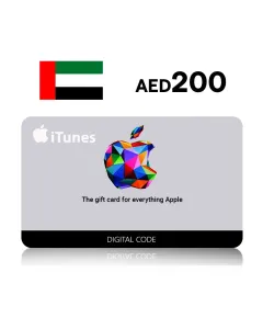 Apple Itunes Gift Card 200 Aed - Uae Store - Instant Sms Delivery