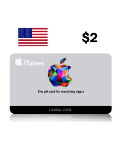 Apple iTunes Gift Card $2 (U.S. Account) - Instant SMS Delivery