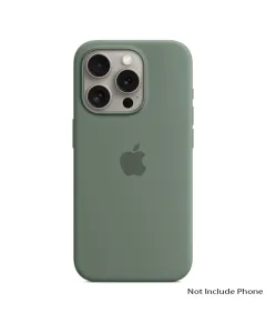 Apple Iphone 15 Pro 6.1 Inch Silicone Case With Magsafe - Cypress