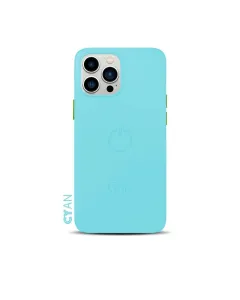 Goui Magnetic Cover For Iphone 15 Pro 6.1 Inch - Cyan Blue