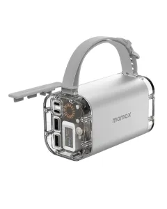 Momax Power Stone Mini Outdoor Power Station 40000mah (Pb03) - Silver