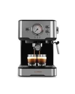 Lepresso Dual Cup Barista Espresso Machine With Steam Milk Frothing