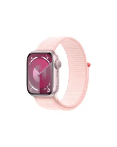 Apple Watch Series 9 Gps 41mm Pink Aluminium Case With Light Pink Sport Loop