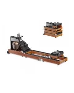 Kingsmith Wr1 Foldable Water Rowing Machine  - ‎brown