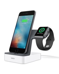 Belkin PowerHouse Charge Dock for Apple Watch and iPhone - White