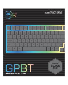 Glorious Premium PBT Key Caps - Black Ash