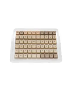 DUCKY PBT Dye-Sublimation MDA Profile 132-Keycaps Set - Boba Tea