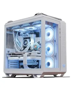 Asus Tuf Gaming Gt502 Tempered Glass Atx Mid Tower Gaming Case - White