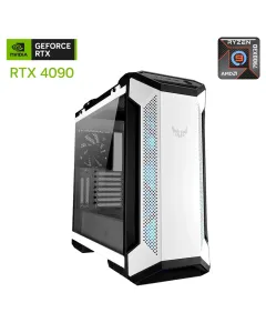 Asus  Amd Ryzen 9 7900x3d Rtx 4090 Gaming Pc - white