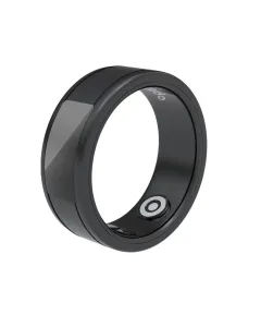 Porodo Smart Ring Health Tracker With Touch Function - Size 9 - Black