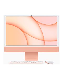 Apple Imac 24inch, Retina,4.5k Display, Chip 8-core Cpu,8-core Gpu, 16Ram/1TB SSD(Arabic) - Orange