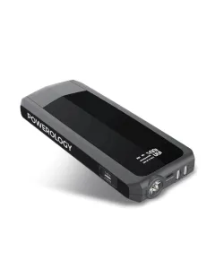Powerology Emergency 12v Jump Starter With 16000 Mah Powerbank 18w Pd Qc3.0 - Black