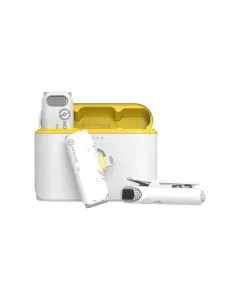 Hollyland Lark C1 Duo 650ft Digital Wireless Microphone 2.4ghz (2trx+1rx) (Lightning) (Ivory)