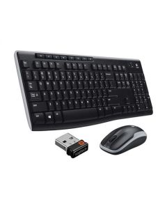 Logitech Mk270 Wireless Keyboard and Mouse Combo  (English - Arabic)