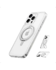 Anker Maggo Magnetic Case With Stand 360 Ring Stand For Iphone 16pro Max - Clear