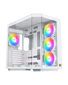 Xigmatek Cubi Ii Arctic Atx Mid Tower Case - White