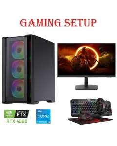Atx Intel Core I5 - 11th Gen Gaming Pc With Monitor And Gaming Kit Bundle