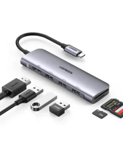 Ugreen Usb-c 6-in-1 Multifunctional Adapter - 4k 60hz