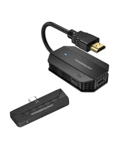 Powerology Wireless Hdmi Type-c Adapter Audio & Video-black