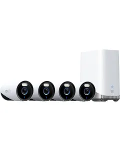 Eufycam E330 (Professional) 4k Ultra Hd 24/7 4camera Kit With 1tb Storage - White 
