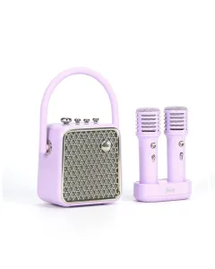 Divoom Songbird Se Portable Bluetooth Speaker With Dual Microphone Karaoke Function - Purple