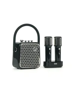 Divoom Songbird Se Portable Bluetooth Speaker With Dual Microphone Karaoke Function - Black
