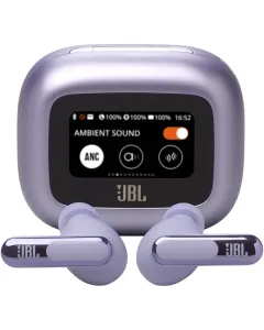 Jbl Live Beam 3 Noise Cancelling True Wireless Earbuds With Display - Purple
