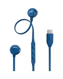 Jbl Tune 305c Usb-c Wired Hi-res Earbud Headphones - Blue