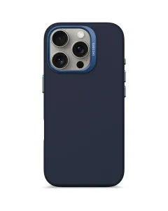 Decoded Silicone Antimicrobial Case For Iphone 16 Pro - Navy Blue