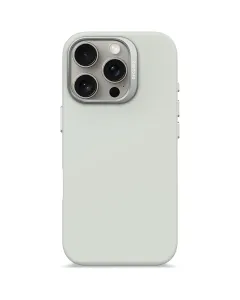Decoded Silicone Antimicrobial Case For Iphone 16 Pro - Stone Grey