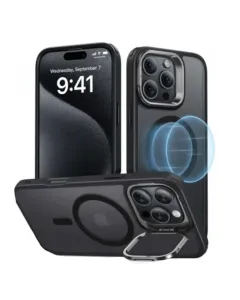 Esr Iphone 16 Pro Max Classic Hybrid Case With Stash Stand - Frosted Black