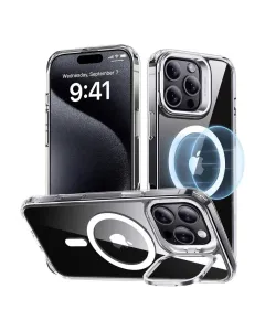 Esr Iphone 16 Pro Max Classic Hybrid Case With Stash Stand - Clear