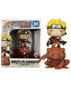 Funko Pop!  Rides: Naruto- Naruto on Sage Mode W/ Gamakichi (Exc)