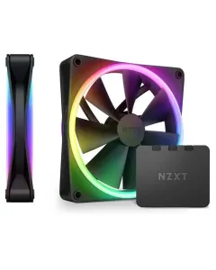 NZXT F140 RGB DUO 140mm Twin Pack Case Fan - Black